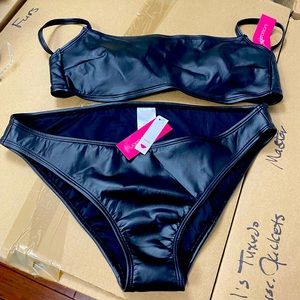 Junior size black swimsuit
